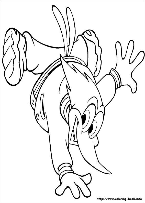 Woody Woodpecker kolorowanki